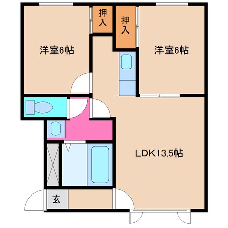 岩見沢駅 バス10分  ダイエー前下車：停歩2分 1階の物件間取画像